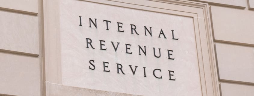 Internal Revenue Service Sign