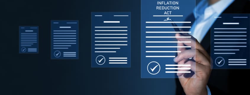 Inflation Reduction Act Law. State gets involved to help the population during the economic crisis