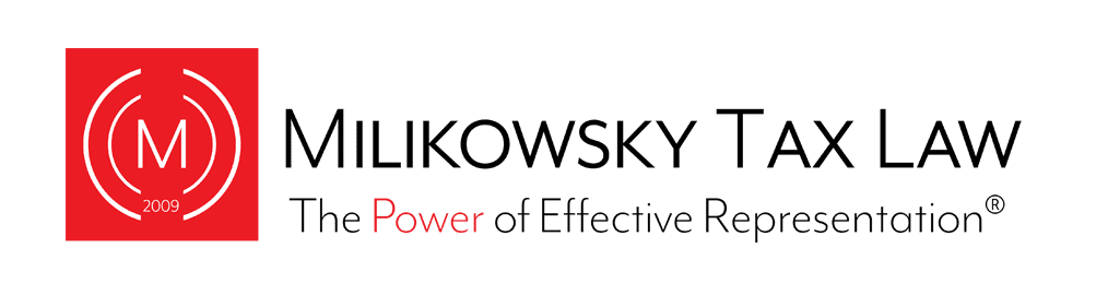 Milikowsky Tax Law