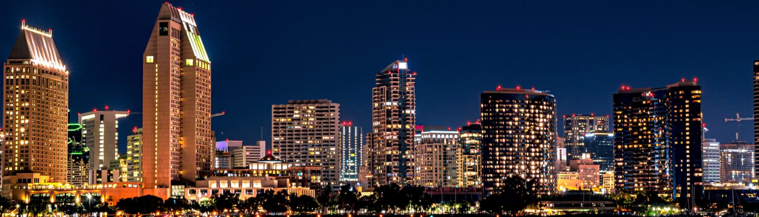 Downtown San Diego Skyline across the Bay