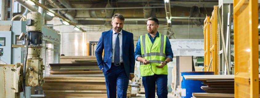 Men on a construction site